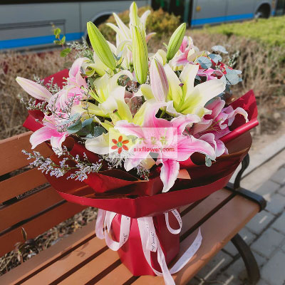 徐州8支多头百合，万事如意喜上加喜
